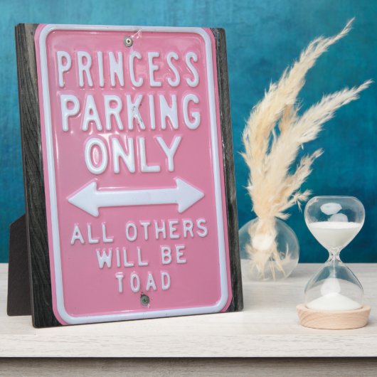 Funny Princess Parking Only-teken Fotoplaat (Zijkant)