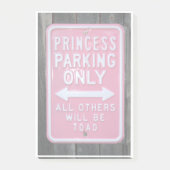 Funny Princess Parking Only-teken Post-it® Notes (Voorkant)