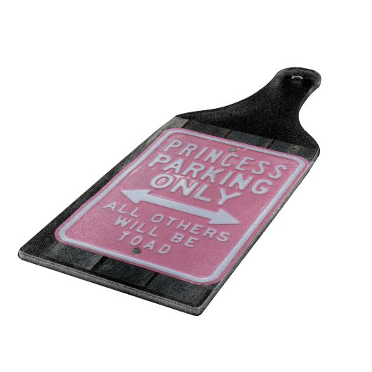 Funny Princess Parking Only-teken Snijplank (Hoek)