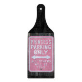 Funny Princess Parking Only-teken Snijplank (Voorkant)