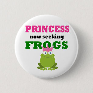 Funny Princess Ronde Button 5,7 Cm