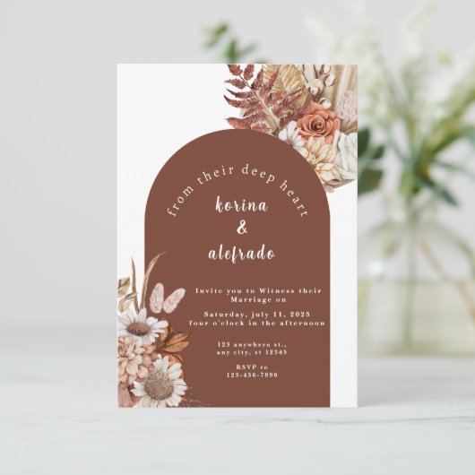 Funny Printable Wedding RSVP Kaart (Staand voorkant)