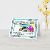 Funny Prison Cartoon Kaart (Gele Bloem)