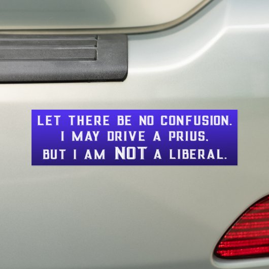 Funny Prius - Bumpersticker (Op auto)