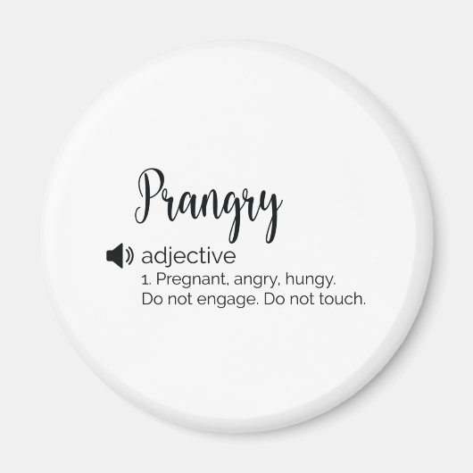 Funny Prmad Definition Magneet (Voorkant)