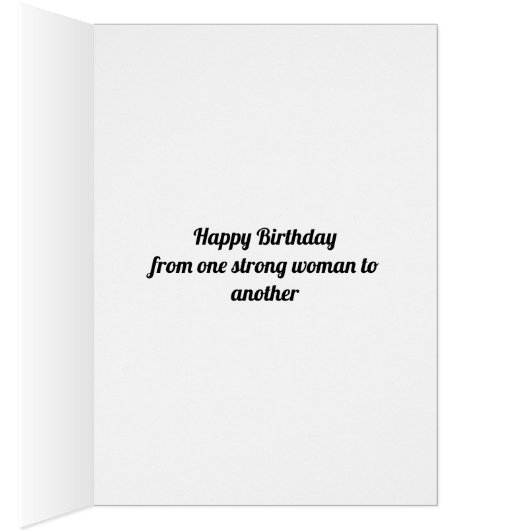 Funny Pro Choice Feminist Women Birthday Kaart (Binnen (Rechts))