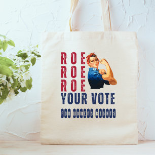 Funny Pro Choice Retro Feministische politieke Car Tote Bag