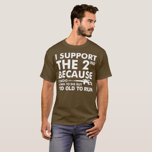 Funny Pro Second Amendment Pistool Lover Gift T-shirt (Voorkant volledig)