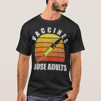 Funny Pro Vaccinatie Ontwerp Vaccins Oorzaak T-shirt