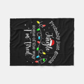 Funny Probably Just Gonna Jingle Some Of The Way I Fleece Deken (Voorkant (Horizontaal))