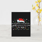 Funny Probably Just Gonna Jingle Some Of The Way I Kaart (Gele Bloem)