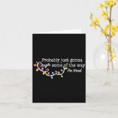 Funny Probably Just Gonna Jingle Some Of The Way I Kaart (Gele Bloem)