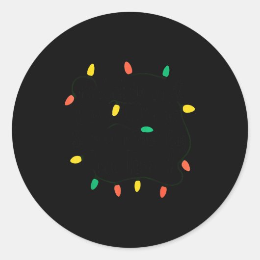 Funny Probably Just Gonna Jingle Some Of The Way I Ronde Sticker (Voorkant)