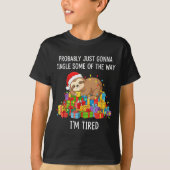 Funny Probably Just Gonna Jingle Some Of The Way I T-shirt (Voorkant)