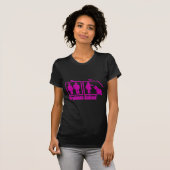 Funny Probleem Opgeloste Vrouw T-shirt (Voorkant volledig)