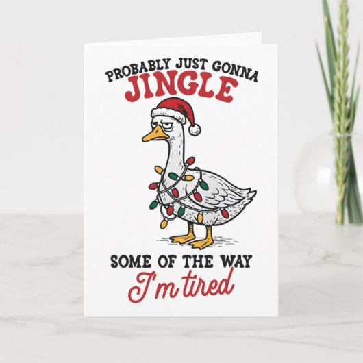 Funny Probly Just Gonna Jingle Some Of The Way I'm Kaart (Voorkant)
