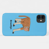 Funny proboscis aap cartoon afbeelding Case-Mate iPhone case (Achterkant (horizontaal))