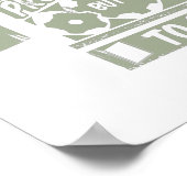 Funny procrastinator poster (Hoek)