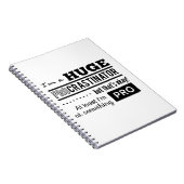 Funny Procrastinator Quote Notitieboek (Rechterzijde)