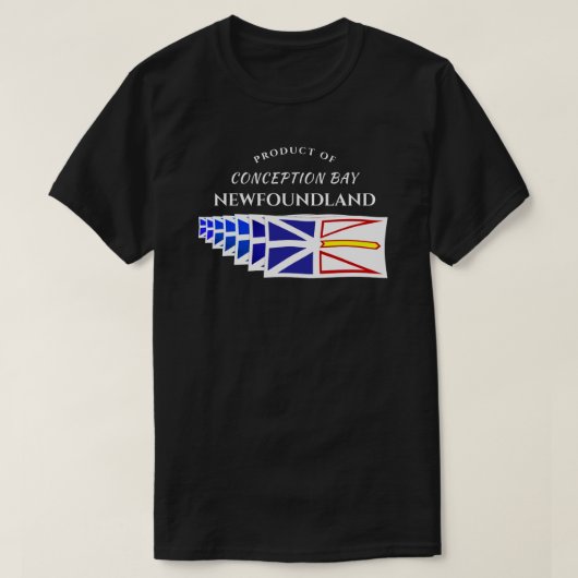 Funny Product van je stad of plaats Newfoundland T-shirt (Design voorkant)