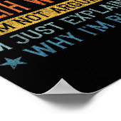 Funny Profession Quote Community Health Worker  Poster (Hoek)