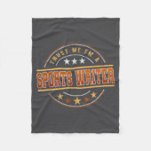 Funny Profession Quote Im A Srts Writer  Fleece Deken (Voorkant)