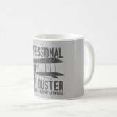 Funny Professional Crop Duster Fart Joke Gift Koffiemok (Voorkant rechts)