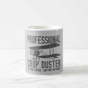 Funny Professional Crop Duster Fart Joke Gift Koffiemok