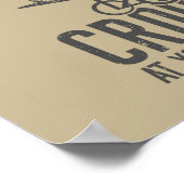 Funny Professional Crop Duster Fart Joke Gift Poster (Hoek)