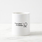 Funny Professional Overthinker Mug Design Koffiemok (Center)