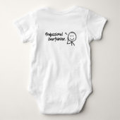 funny Professional Overthinker Romper (Achterkant)