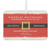 Funny Professional Santa Claus Car Air Freshener Luchtverfrisser (Voorkant)