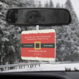 Funny Professional Santa Claus Car Air Freshener Luchtverfrisser