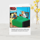 Funny Proficiat Nieuwe Ouders Wenskaart Kaart (Gele Bloem)