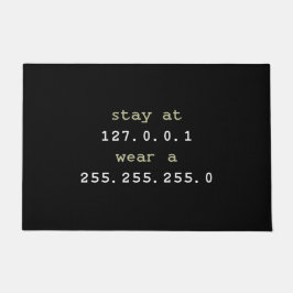 Funny programa coder - Black Doormat Deurmat