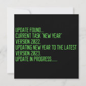 funny programing 2023 new year saying kaart (Voorkant)