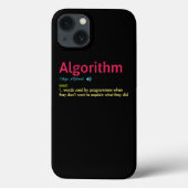 Funny Programmer Algoritme Mannen Vrouwen Kinder T Case-Mate iPhone Case (Achterkant)