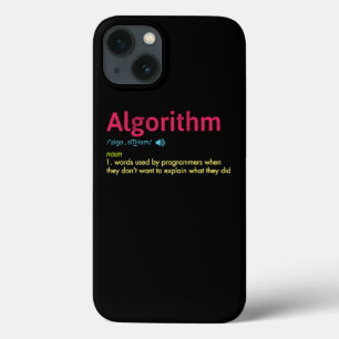 Funny Programmer Algoritme Mannen Vrouwen Kinder T Case-Mate iPhone Case