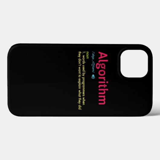 Funny Programmer Algoritme Mannen Vrouwen Kinder T Case-Mate iPhone Case (Achterkant (horizontaal))