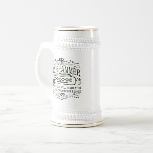 Funny Programmer Bierpul (Voorkant links)