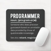 Funny Programmer Code Developer Betekenis Definiti Muismat (Met muis)
