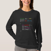 Funny Programmer Coder Developer Software Geek Ner T-shirt (Voorkant)