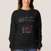 Funny Programmer Coder Developer Software Geek Ner Trui (Voorkant)
