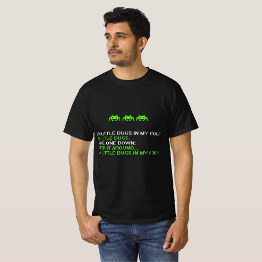 Funny Programmer Codering Debugger Hacker Computer T-shirt (Voorkant volledig)