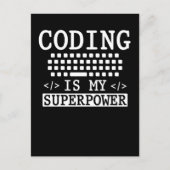 Funny Programmer Computer Science Coder Briefkaart (Voorkant)