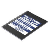 Funny Programmer Hourly Rate Computer IT Coder Notitieboek (Linkerzijde)