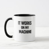 Funny Programmer Humor T-shirt voor ontwikkelaars Mok (Links)