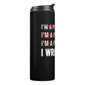 Funny Programmer I Wite Code Thermosbeker (Gedraaid links)
