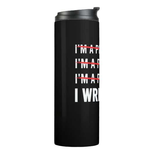 Funny Programmer I Wite Code Thermosbeker (Gedraaid links)