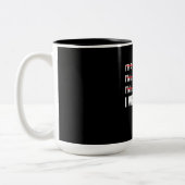 Funny Programmer I Wite Code Tweekleurige Koffiemok (Links)